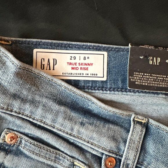 🎀GAP Mid Rise True Skinny Jeans - Picture 7 of 9